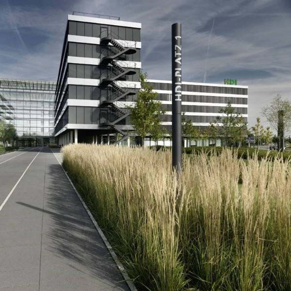 HDI headquarters in Hanover - The insurer relies on the BSI Customer Suite from BSI Software for a modern customer experience.