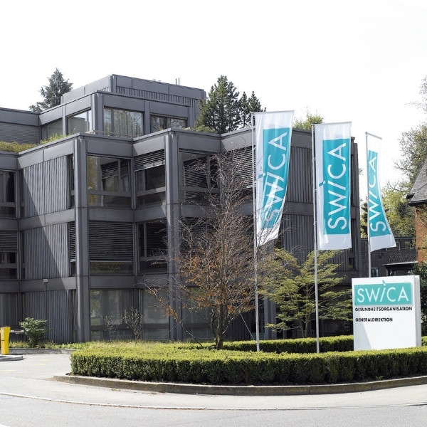 SWICA headquarters – Swiss health insurer powered by BSI Software for customer experience.