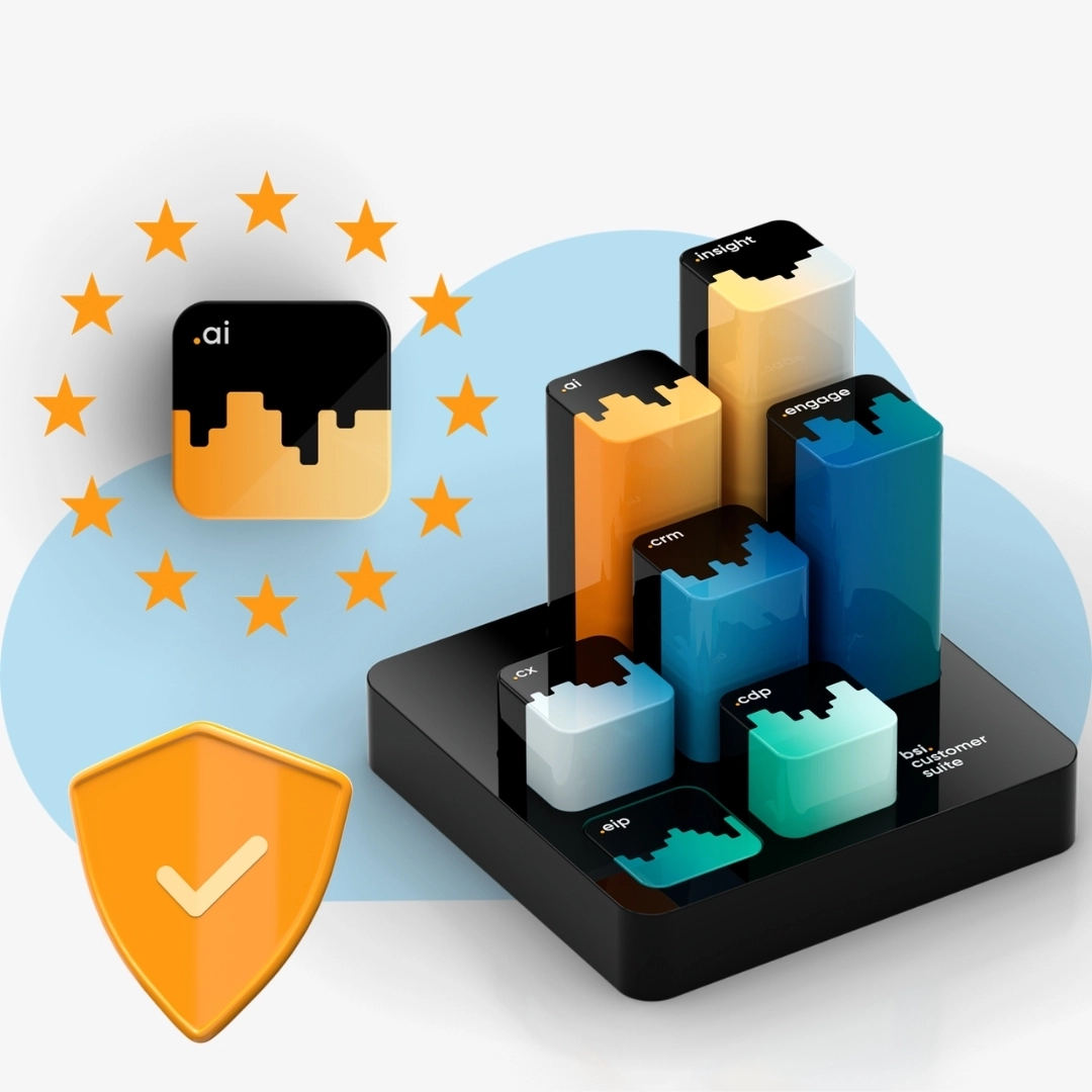 CRM/CX Platform with AI and Data Privacy – European cloud architecture for secure customer data