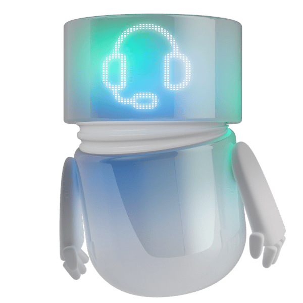 Der BSI Claims Agent als digitaler AI-Assistent mit Headset-Symbol steht für die automatisierte Schadenbearbeitung und unterstützt Versicherungen effizient bei der schnellen Prüfung, Verarbeitung und Abwicklung von Claims im Customer Relationship Management.
