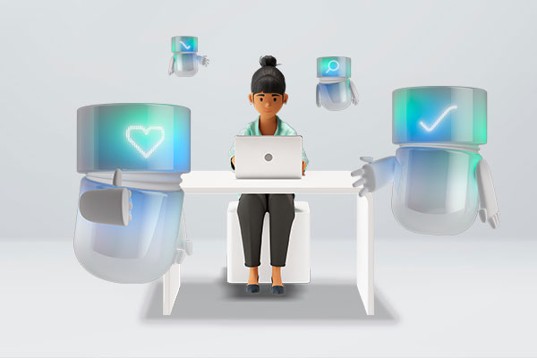 Darstellung zur Konfiguration von AI Agents in der BSI Customer Suite – symbolisiert individuelle Einstellungsmöglichkeiten für AI-gestützte Kundeninteraktion im CRM- und CX-Kontext.